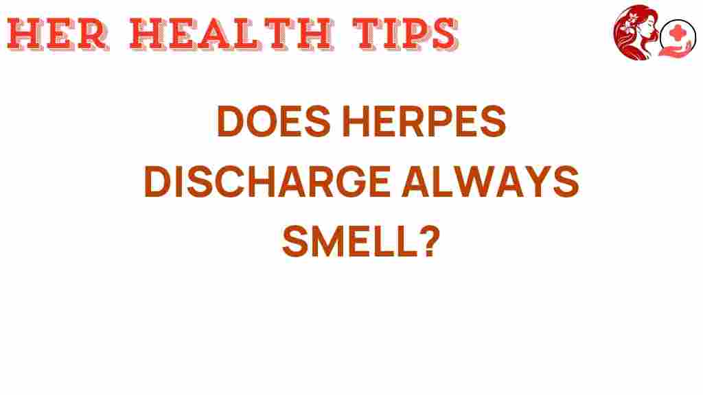 herpes-discharge-smell